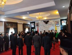 Bupati Fauzi Perkuat Reformasi Birokrasi, Lantik Lima Pejabat dan Tegaskan Evaluasi Kinerja Setiap Enam Bulan 